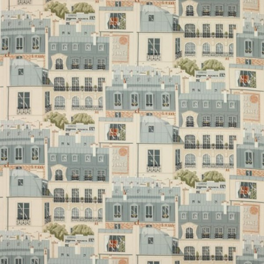 Tela 04907-01 LETS TOITS DE PARIS VERT DE GRIS MANUEL CANOVAS