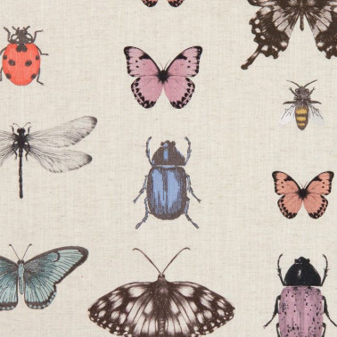 Tela F1093-01 PAPILIO BLUSH NATURAL CLARKE & CLARKE