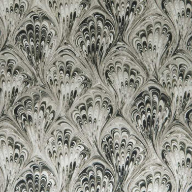 Tela F1094-02 PAVONE CHARCOAL NATURAL CLARKE & CLARKE