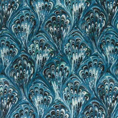Tela F1094-04 PAVONE TEAL CLARKE & CLARKE