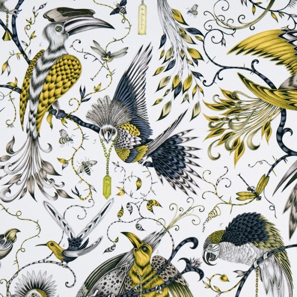Tela AUDUBON GOLD F1108-02 CLARKE & CLARKE Tela AUDUBON GOLD F1108-02 CLARKE & CLARKE