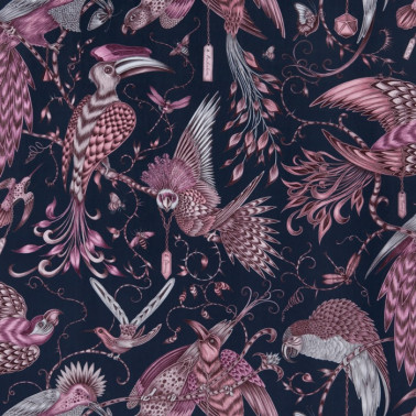 Tela AUDUBON PINK VELVET F1207-01 CLARKE & CLARKE