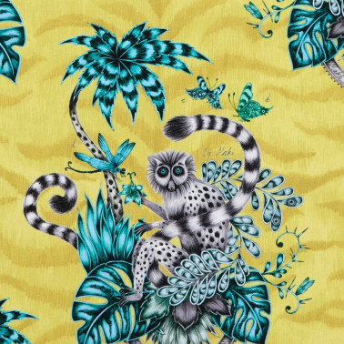 Tela LEMUR LIME F1112-02 CLARKE & CLARKE