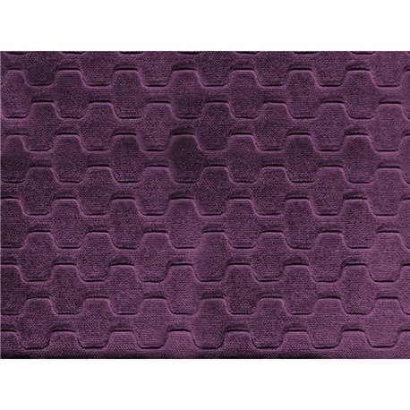 CARVER EMBOSSED VELVET WATER REPELLENT 34 Dark Eggplant