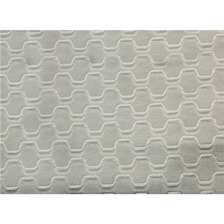 CARVER EMBOSSED VELVET WATER REPELLENT 37 Light Gray CARVER EMBOSSED VELVET WATER REPELLENT 37 Light Gray