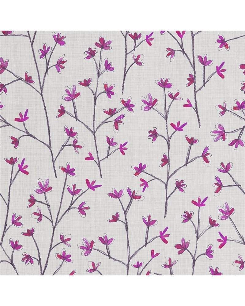 Ophelia Sheer Fuchsia Cotton Ophelia Sheer Fuchsia Cotton
