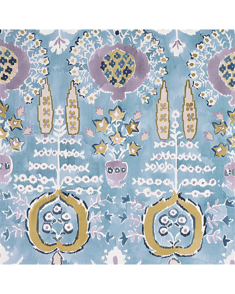 Mendoza Suzani French Blue and Lavender F916244 Mendoza Suzani French Blue and Lavender F916244