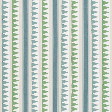 Lomita Stripe Green and Blue F916236
