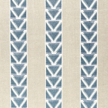 Burton Stripe Linen and Navy AF23124