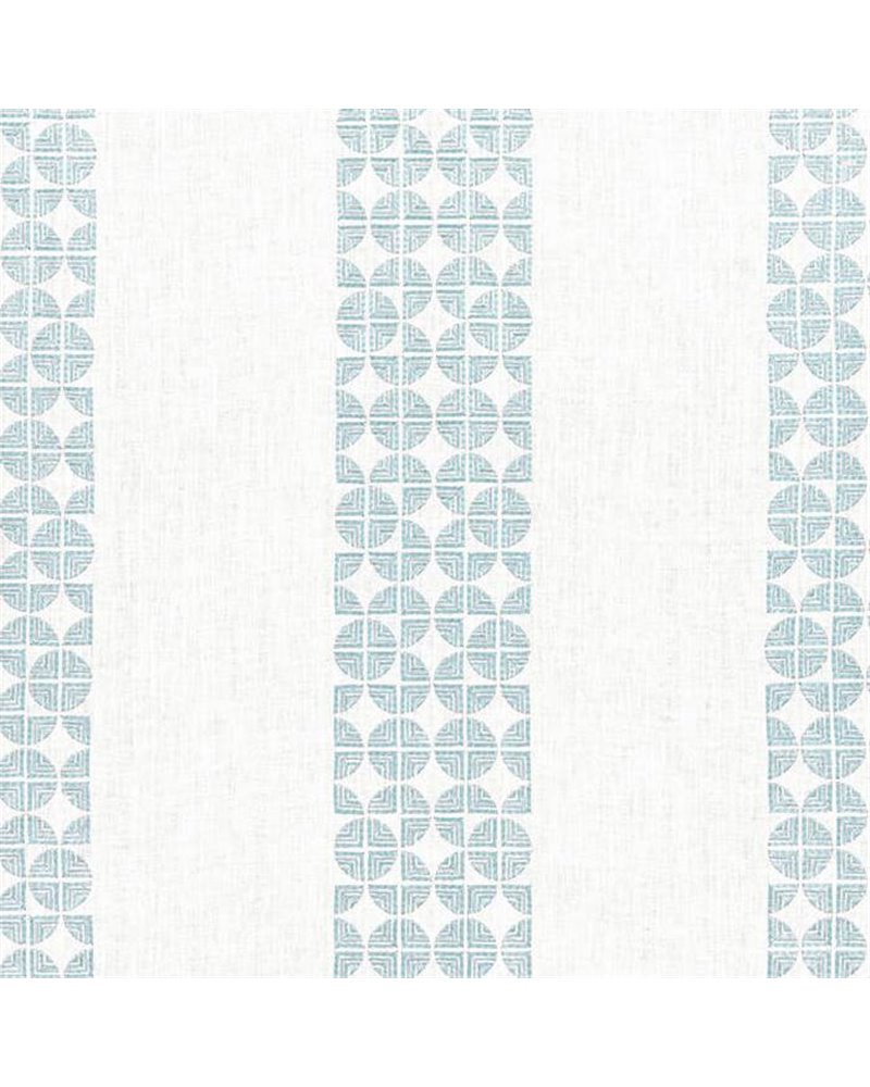 Fairmont Stripe Embroidery Soft Blue AW23128