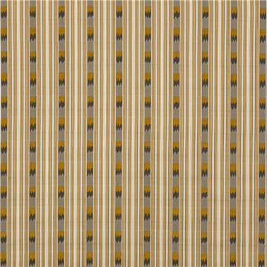 Kendra Stripe Ochre Charcoal J0174-01