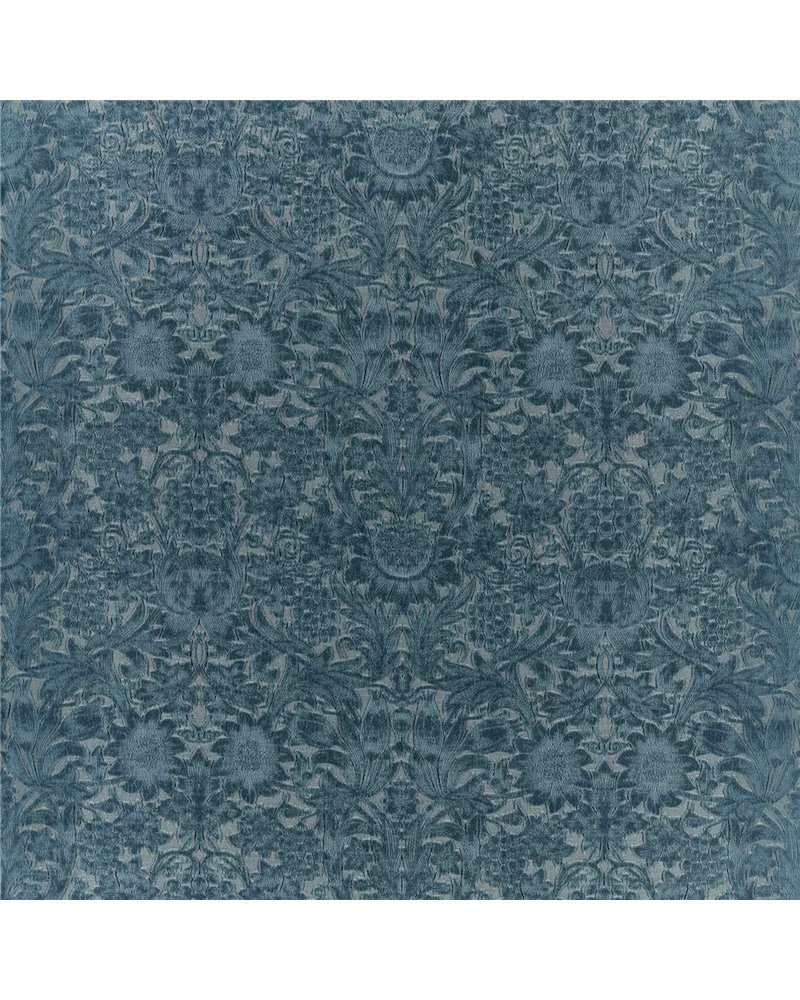 Sunflower Caffoy Velvet Webbs Blue MWAR237285