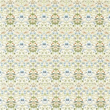 Strawberry Thief Embroidery Apple Blue F1745-01