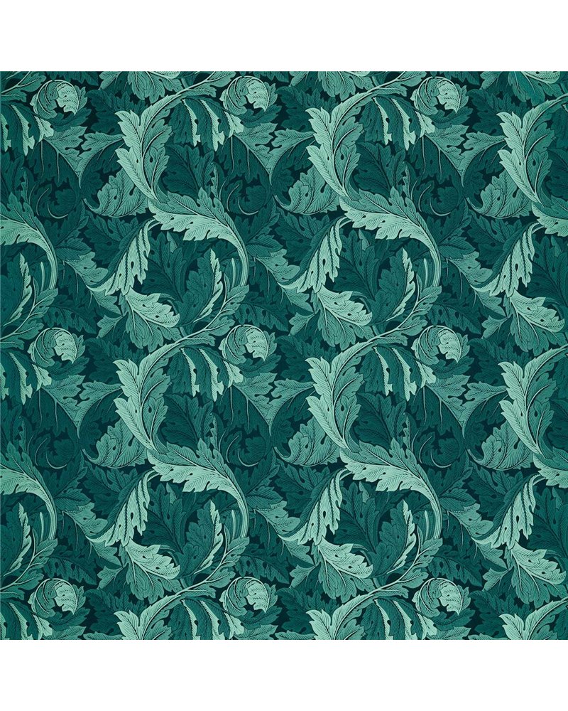 Acanthus Jacquard Teal F1740-06 Acanthus Jacquard Teal F1740-06