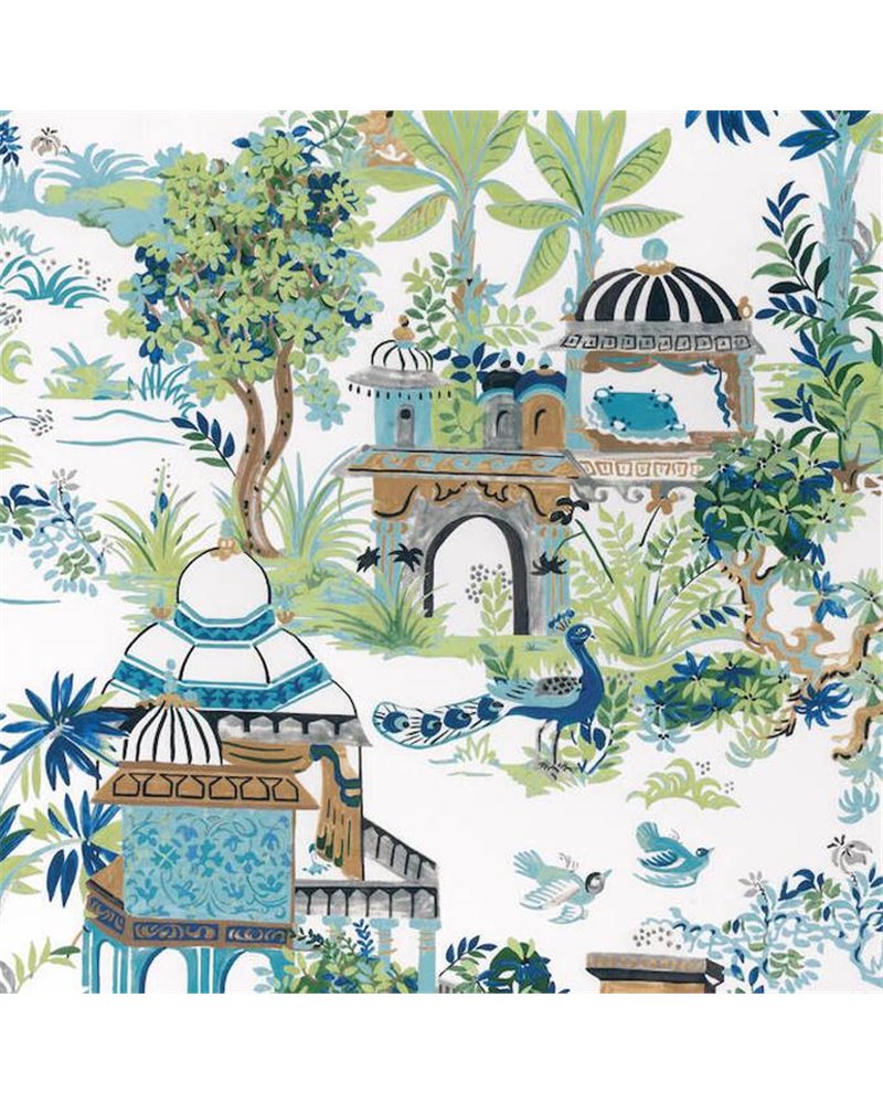 Mystic Garden Blue and Green F920820 Mystic Garden Blue and Green F920820