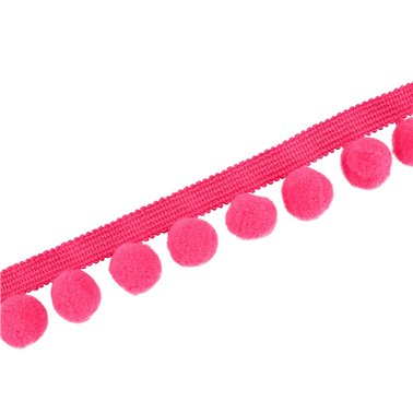 Pom Pom Braid Fuchsia T7902